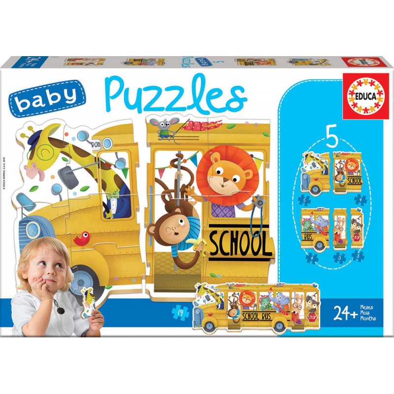 Baby puzzles animales salvajes.