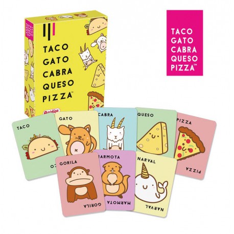 Taco, Gato, Cabra, Quezo, Pizza.