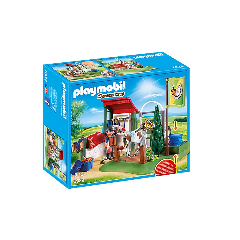 Set de limpieza para caballos.