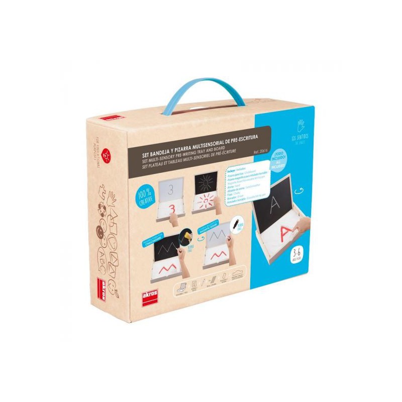 Magnetic chalk and Dry erase board.