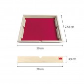 Magnetic chalk and Dry erase board.