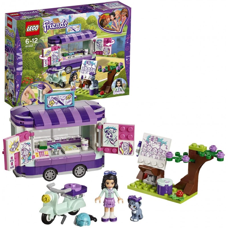 Puesto de arte de Emma.