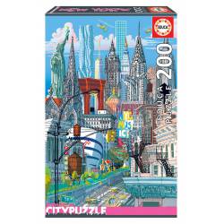 Nueva York. Educa City Puzzle. 200 pcs.