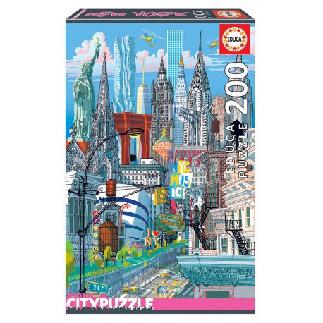 New York. Educa City Puzzle. 200 pcs.