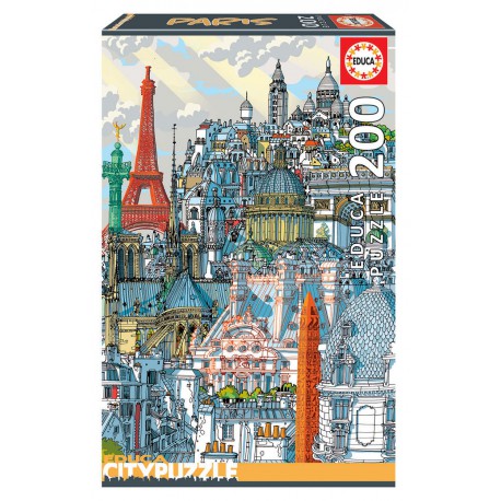 Paris. Educa City Puzzle. 200 pcs.