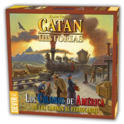 Catan. Los colonos de América "De los caminos al ferrocarril".