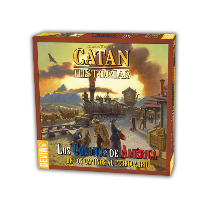 Catan. Los colonos de América "De los caminos al ferrocarril".