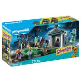Scooby-Doo! Adventure in the cemetery.