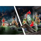 Scooby-Doo! Adventure in the cemetery.