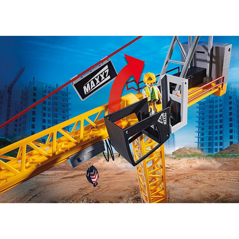 RC Crane with Building Section. PLAYMOBIL 70441