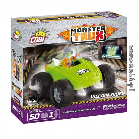 Monster trux villano verde.