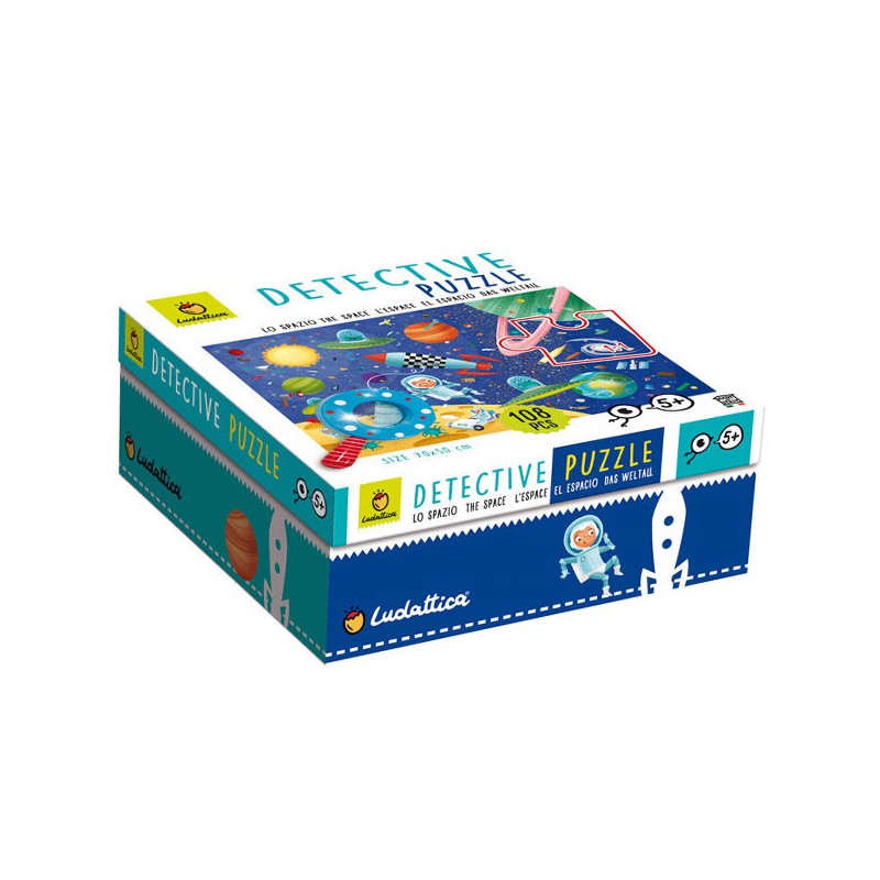 Puzzle detective del espacio.
