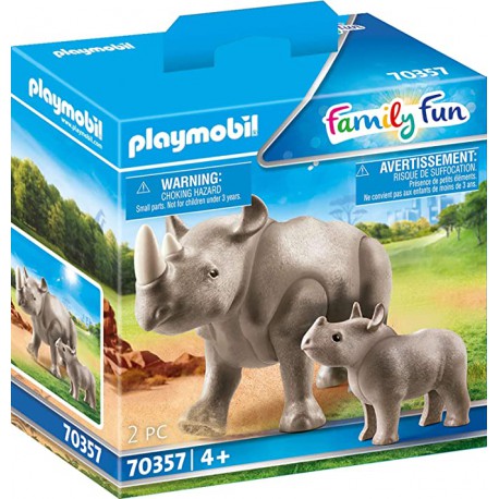 Rinoceronte con Bebé.