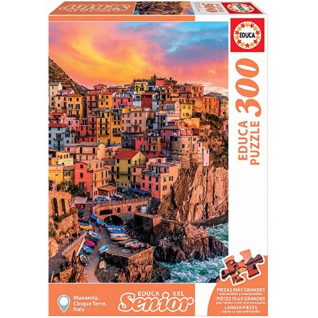 Manarola, Cinque Terre, Italia. 300 piezas. XXL.