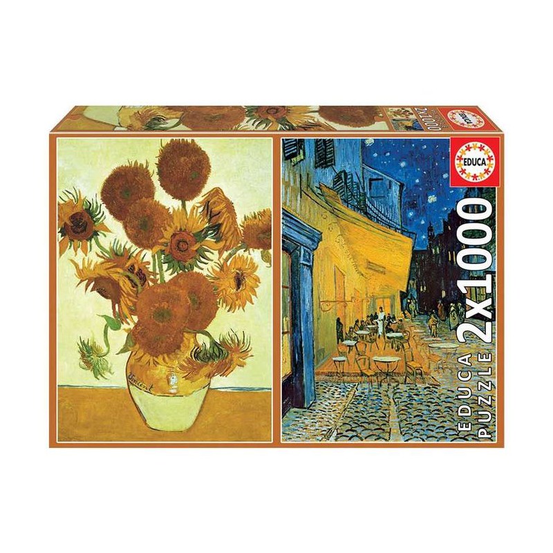 Los Girasoles Terraza De Cafe Por La Noche Vincent Van Gogh 2x1000 Que De Juguetes