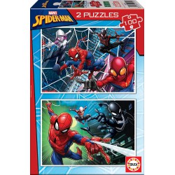 Spider-man. 2x100 piezas.