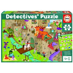 Puzzle detective. 50 piezas.