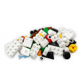 Ladrillos creativos blancos.