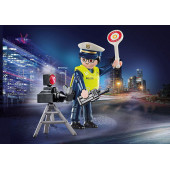 Police Officer with Speed Trap.