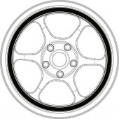 SB RG tire and wheel set.