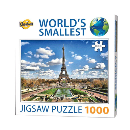 World´s smallest. Torre Eiffel. 1000 piezas.