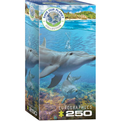 Salvemos el planeta: Delfines. 250 piezas.