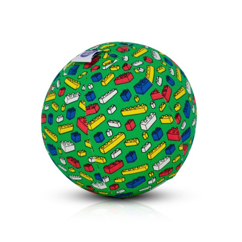 Funda de globos, bloques.