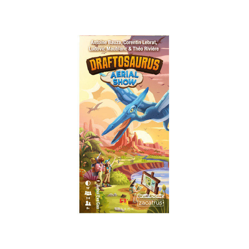 Draftosaurus. Aerial show.