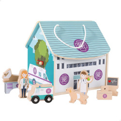 Pet hospital with accessories.