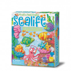 Mould and paint: Sealife.