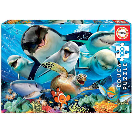 Selfie under sea. 100 pcs.