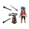 Pirata con cañón.