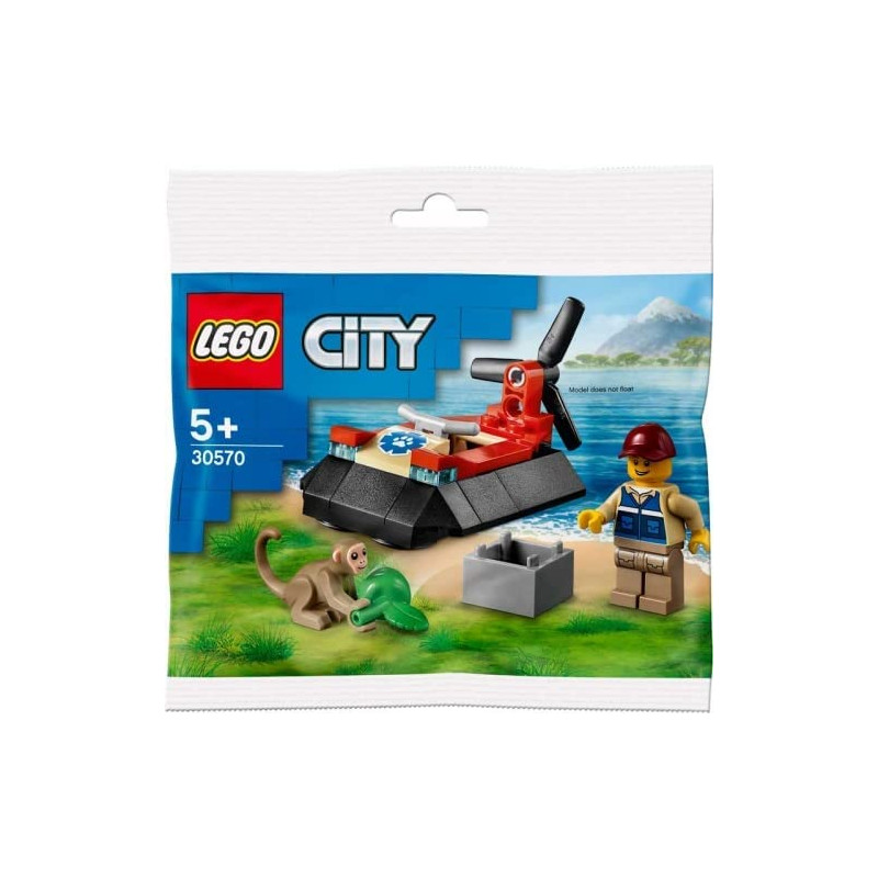 Rescate de la fauna salvaje: aerodeslizador.