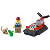 Wildlife rescue: hovercraft.