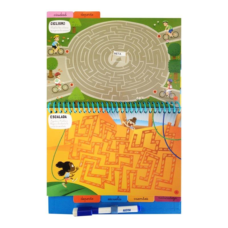 AUZOU 48 laberintos para hacer una y mil veces, Juegos Educativos ...