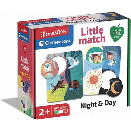 Little match: day and night.