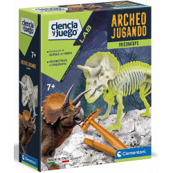 Arqueojugando Triceratops fosforescente.