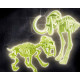 Archeoplaying Phosphorescent Mammoth and Smilodon.