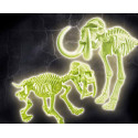 Archeoplaying Phosphorescent Mammoth and Smilodon.