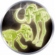 Archeoplaying Phosphorescent Mammoth and Smilodon.