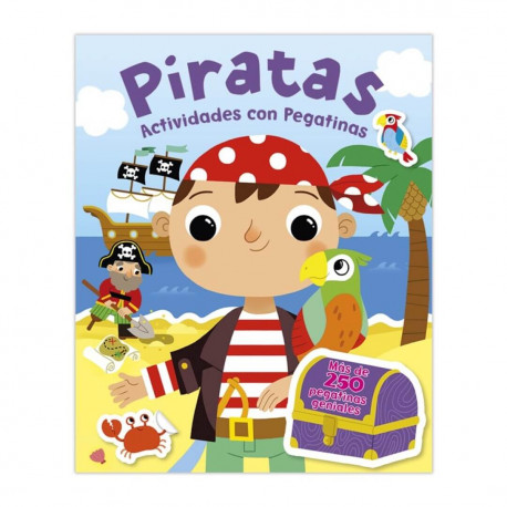 Actividades con pegatinas. Piratas.