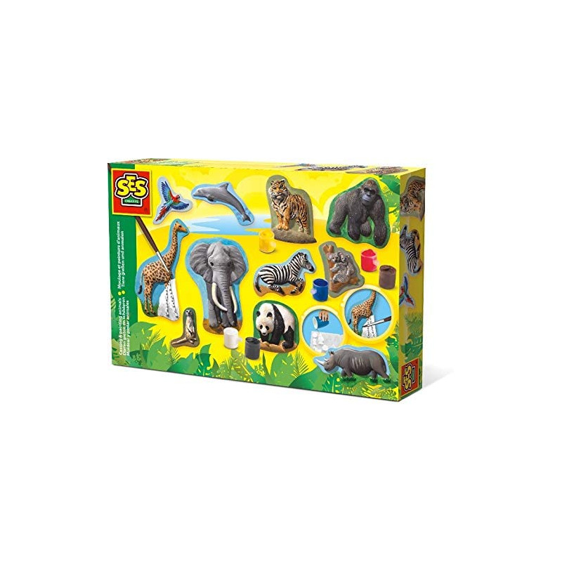 Moldear y pintar. Animales.