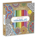 Colorea y pega Mandalas.