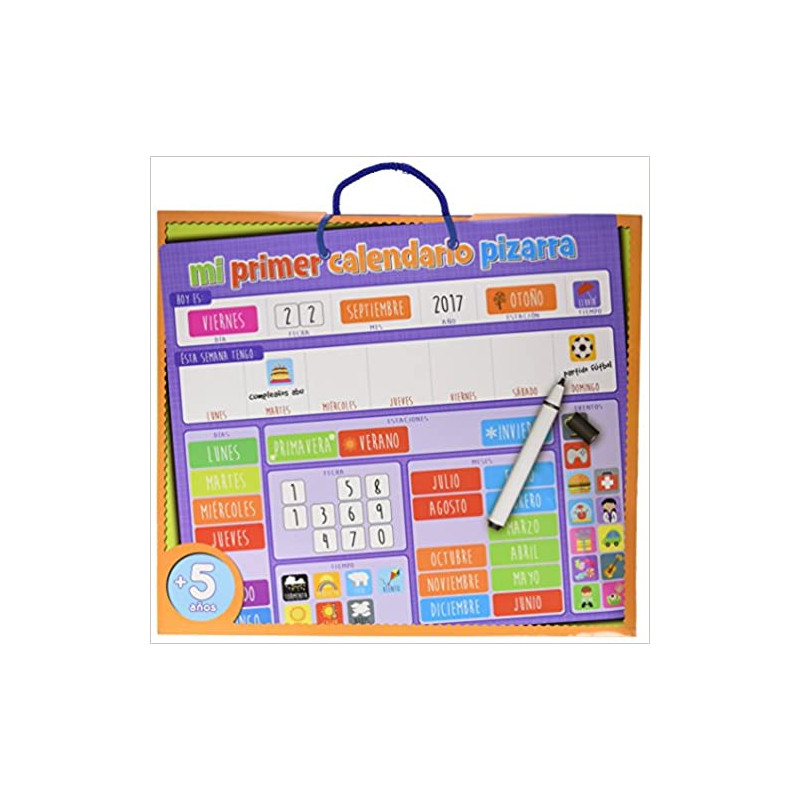 Mi primer calendario pizarra.