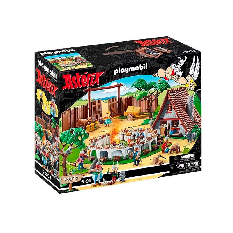 Asterix : The village banquet.