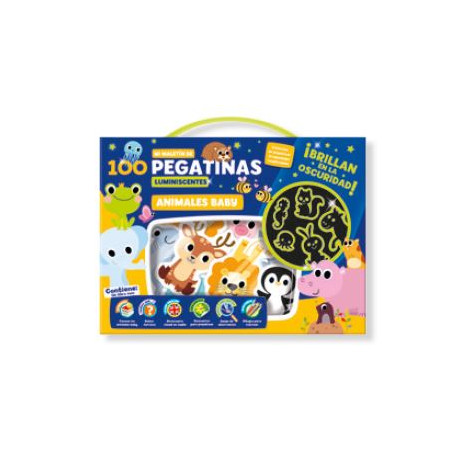 100 pegatinas. Animales baby.