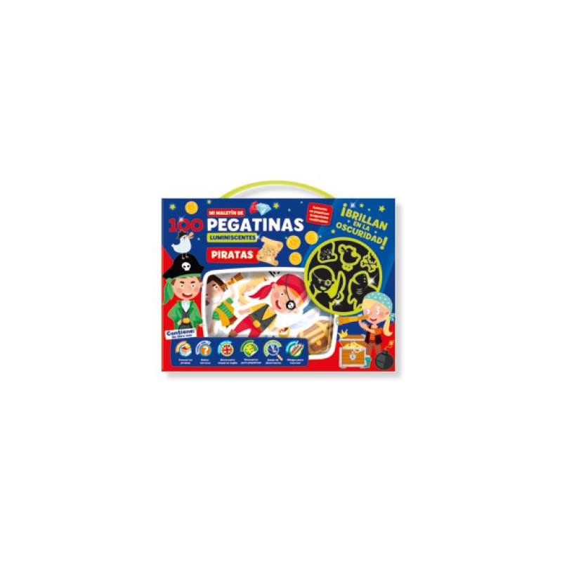 100 pegatinas. Piratas luminiscentes.