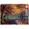 Barca en el lago. 2000 piezas.