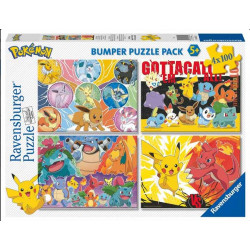 Pokemon puzzle. 4x100.