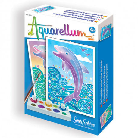 Aquarellum: Dauphins.